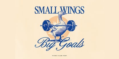 The Picnic Club Font Poster 5