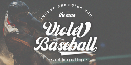 Magenta Vintage Font Poster 8