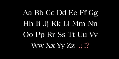 Manier Font Poster 6