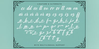 Madena Parlling Font Poster 8