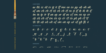 Rekont Laughin Font Poster 15