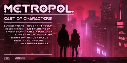 Astrophage AOE Font Poster 2