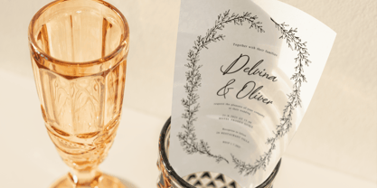 Arlanda Script Font Poster 4