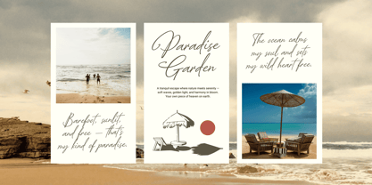 Arlanda Script Font Poster 3