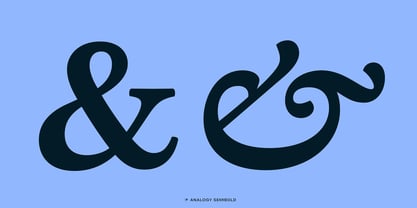 Analogy Font Poster 4