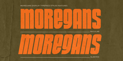 Moregans Font Poster 3