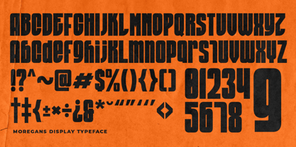 Moregans Font Poster 5