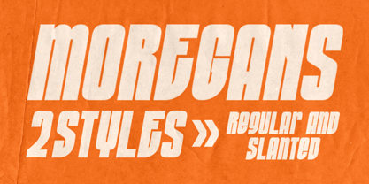 Moregans Font Poster 2