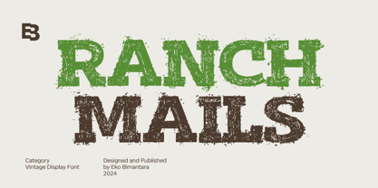 Ranch Mails Font Poster 1