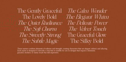 The Softly Serif Font Poster 9