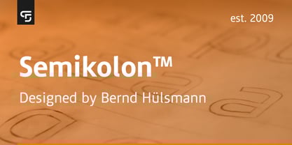 Semikolon Plus Font Poster 1