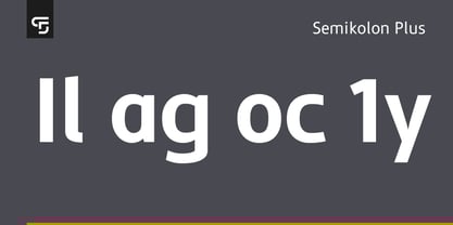 Semikolon Plus Font Poster 3