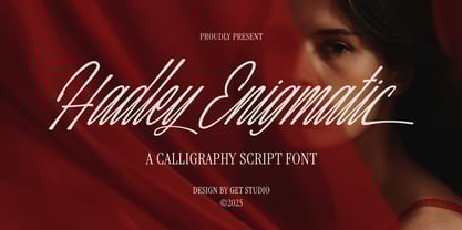 Hadley Enigmatic Font Poster 1