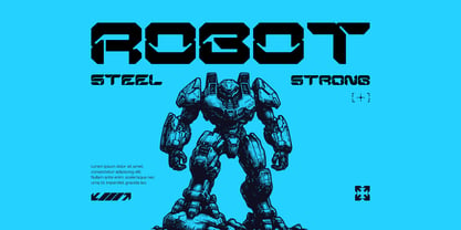 Nexokora Techno Font Poster 2