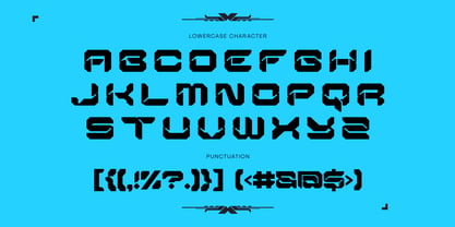 Nexokora Techno Font Poster 6