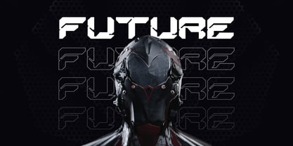 Nexokora Techno Font Poster 5
