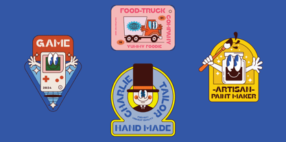 Popart Pixel Font Poster 6