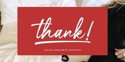 Khalisa Signature Font Poster 8