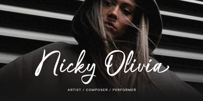 Khalisa Signature Font Poster 4