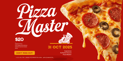 Bucklane Script Font Poster 5