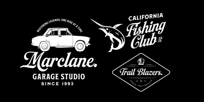 Bucklane Script Font Poster 2