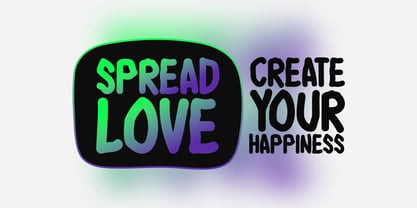 Funky Stamp Font Poster 2