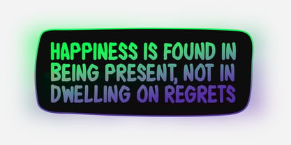 Funky Stamp Font Poster 4