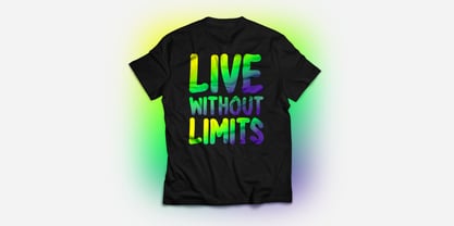 Funky Stamp Font Poster 3