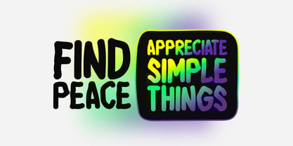 Funky Stamp Font Poster 5