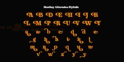 Monthey Font Poster 7