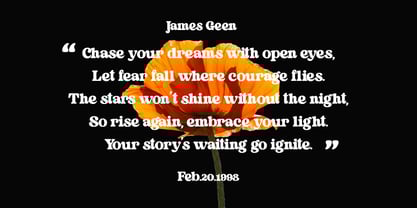 Monthey Font Poster 5