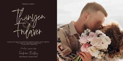 Falsoky Signature Brush Font Poster 10