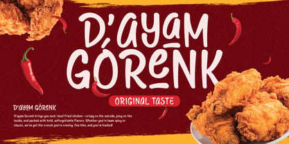 Rada Cenak Font Poster 4