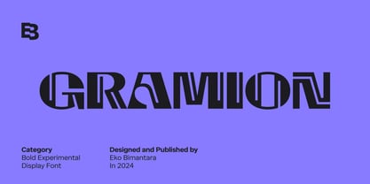 Gramion Font Poster 1