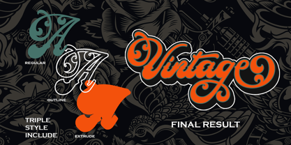 Parley Tatto Script Font Poster 7