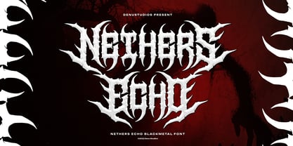 Nethers Echo Font Poster 1