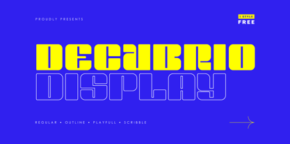 Decabrio Font Poster 1