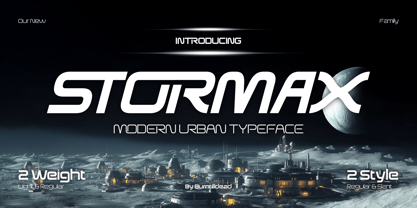 Stormax Font Poster 1