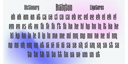 Brainton Font Poster 6