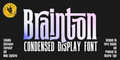 Brainton Font Poster 1