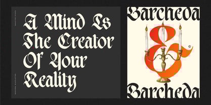 ST Barcheda Font Poster 2