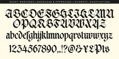ST Barcheda Font Poster 11