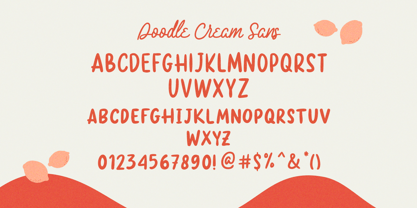Doodle Cream Font Poster 9