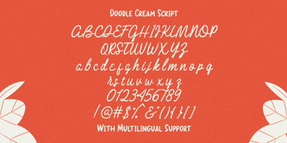 Doodle Cream Font Poster 8