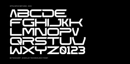 Byte Sharp Font Poster 6