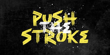 Boost Stroke Font Poster 2