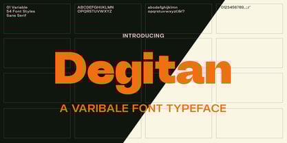 Degitan Font Poster 1