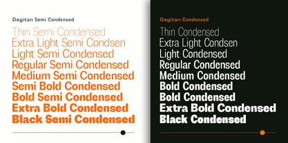 Degitan Font Poster 9