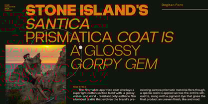 Degitan Font Poster 5