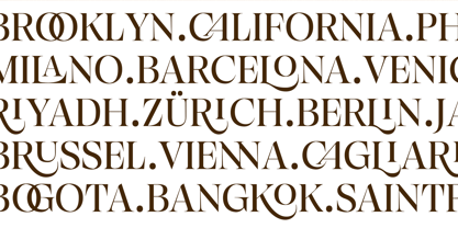 Browne de Calvin Font Poster 11